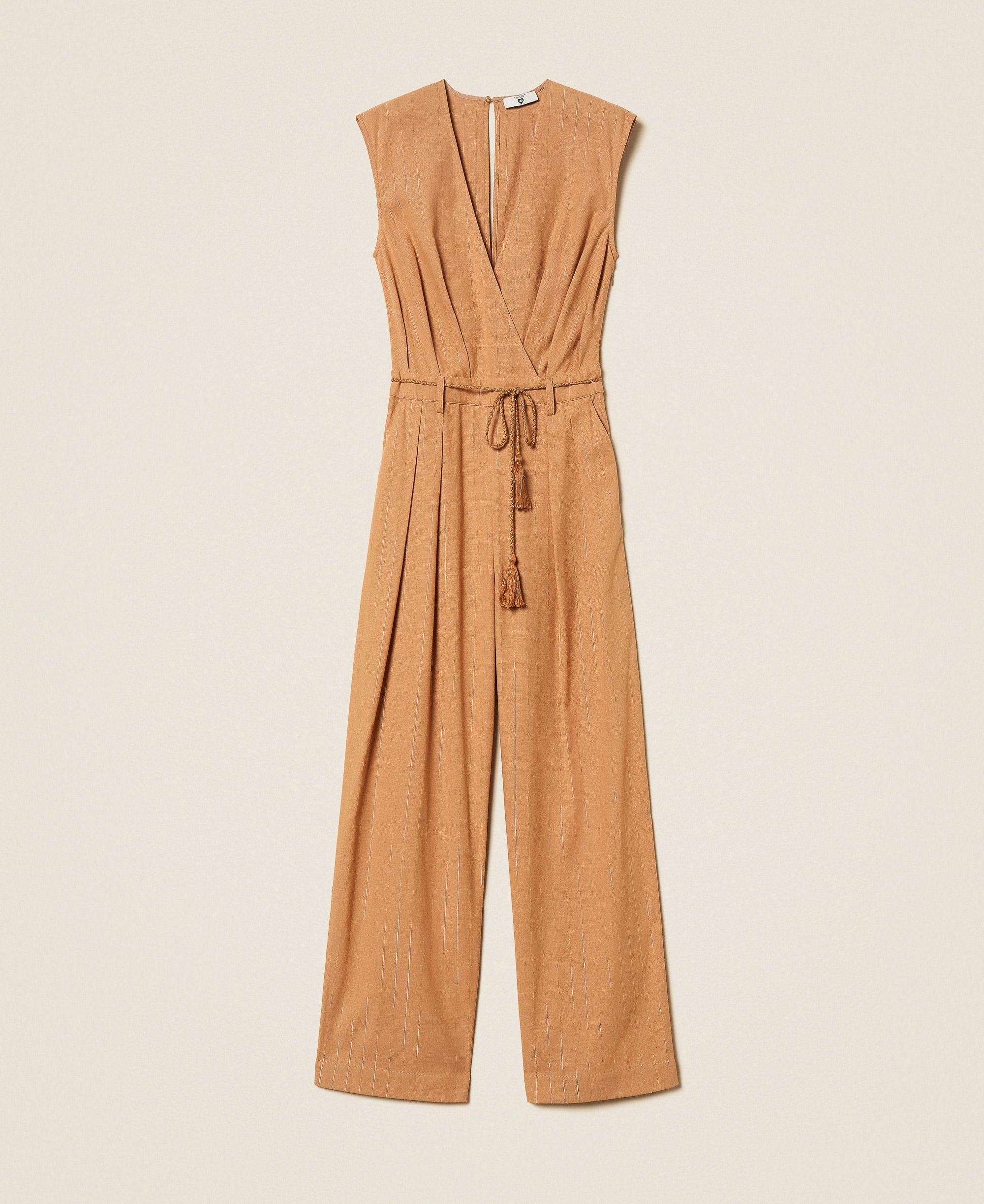 Twinset Tuta in misto cotone a righe