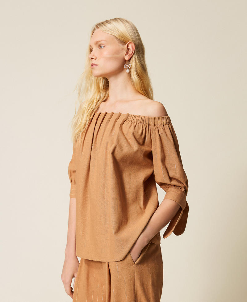 Twinset Blusa a righe lurex – immagine ufficiale 2
