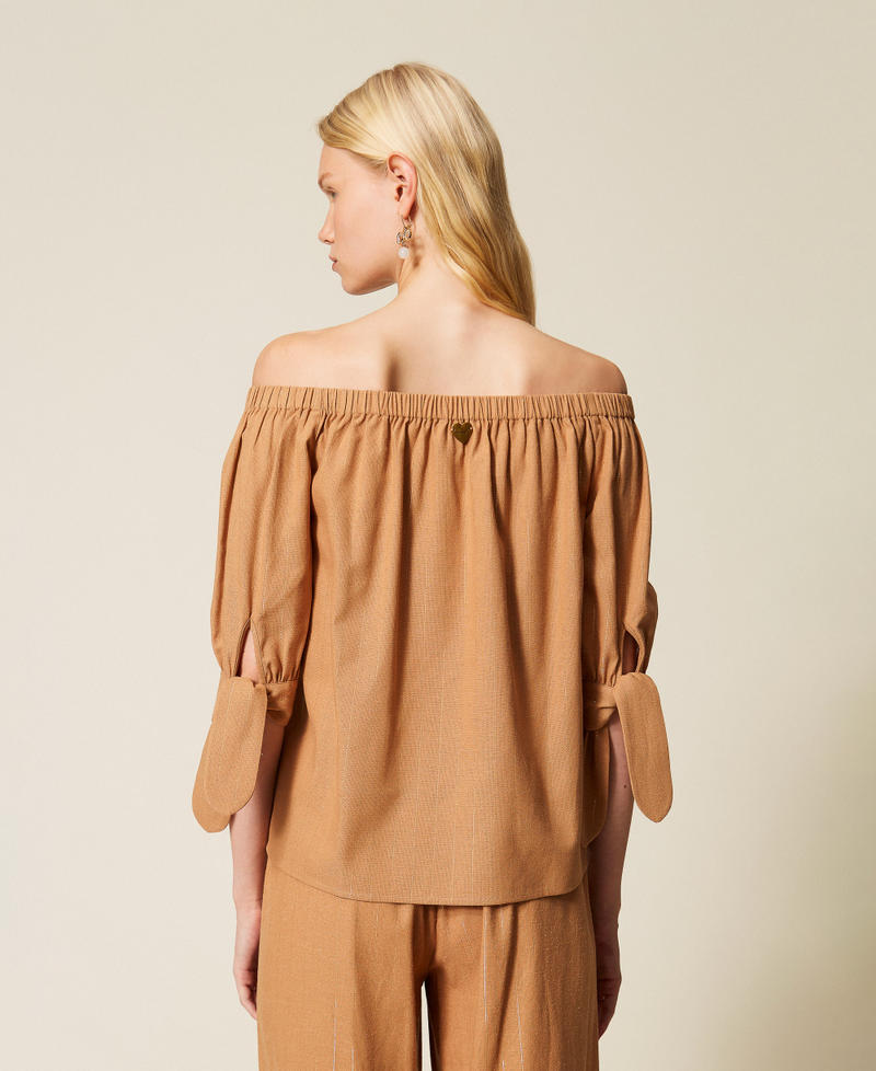 Twinset Blusa a righe lurex – immagine ufficiale 3