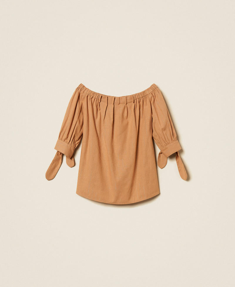 Twinset Blusa a righe lurex – immagine ufficiale 6