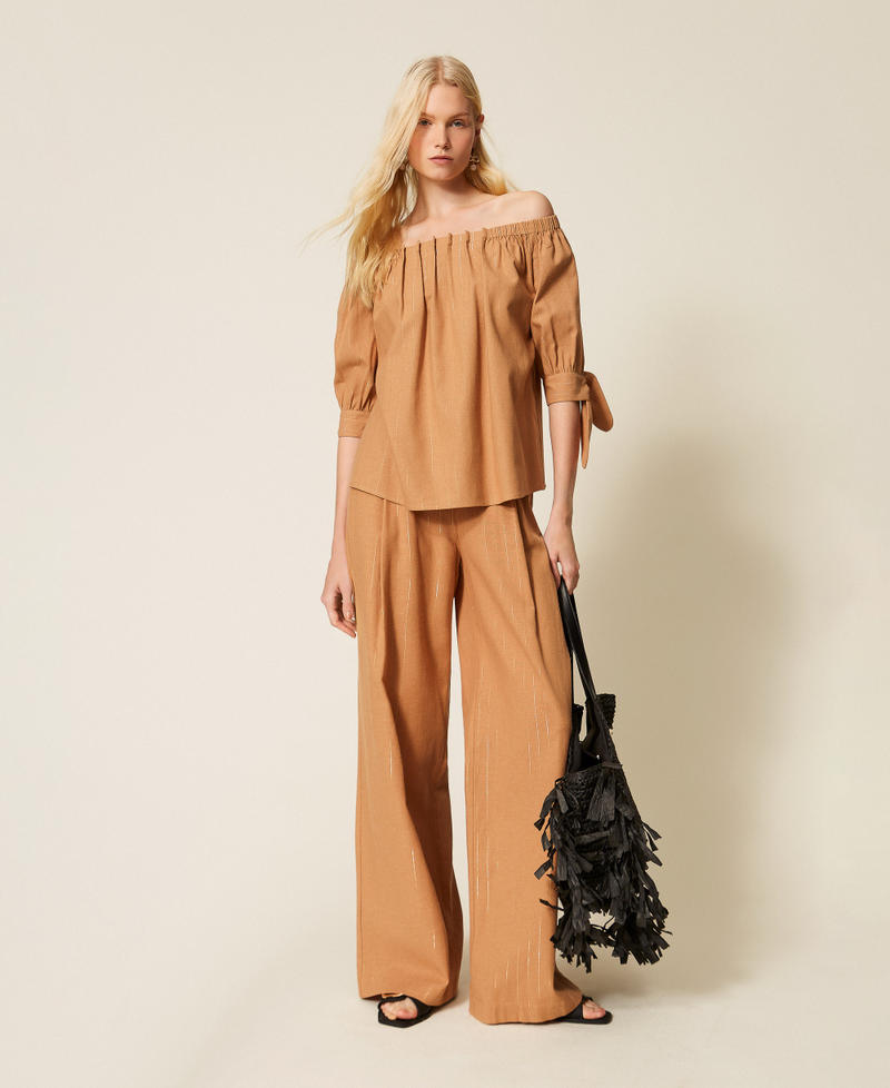 Twinset Blusa a righe lurex – immagine ufficiale 5