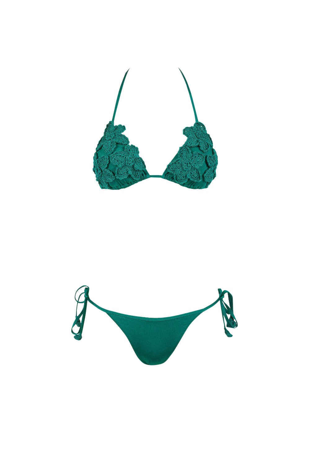 Twinset Triangolo da bagno crochet e tanga