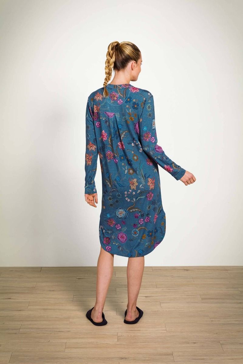 Pip Studio camicia da notte Diogo a maniche lunghe Coco Flower