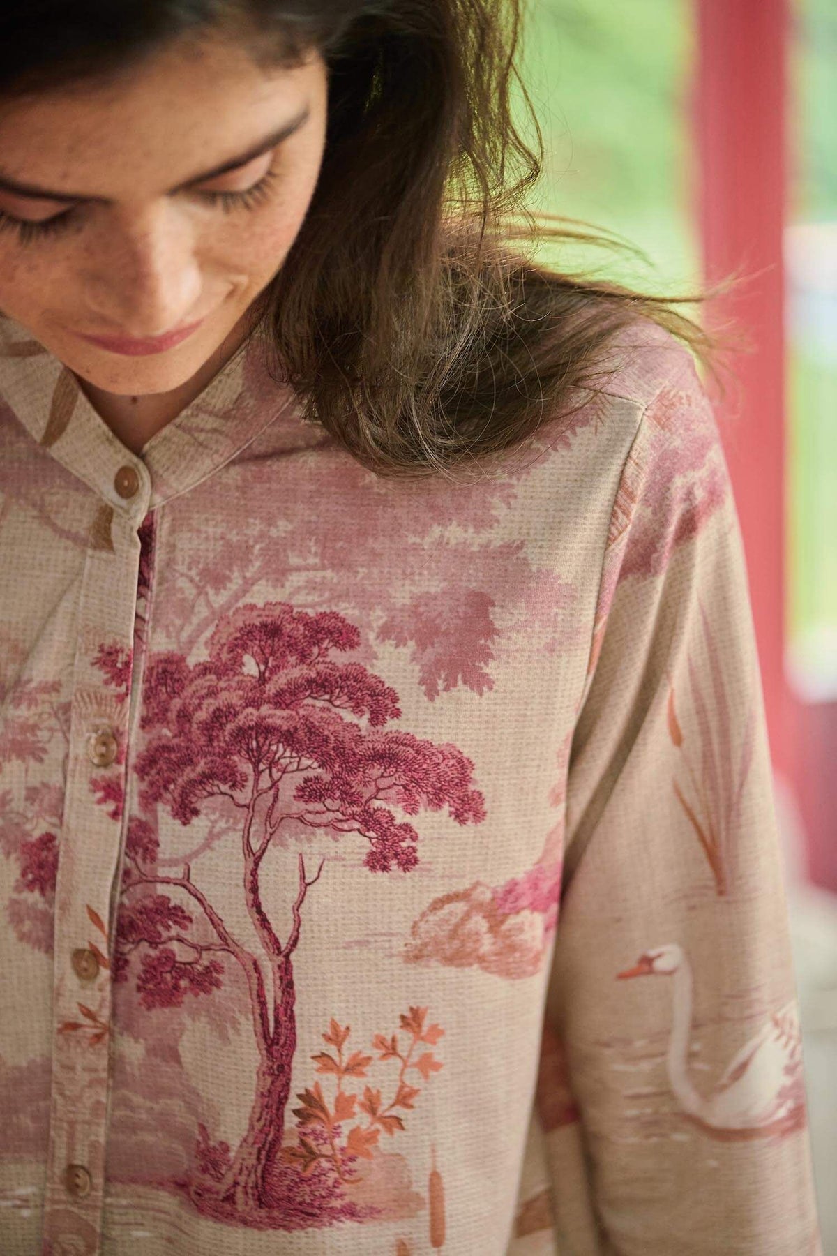 Pip Studio Diogo Long Sleeve Nightdress Darjeeling Days – immagine ufficiale 3
